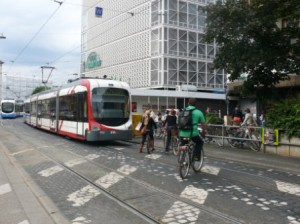 Kleine Plöck mündet in die Rohrbacherstraße