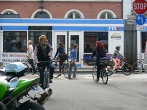 Übergang kleine Plöck in die Rohrbacherstraße